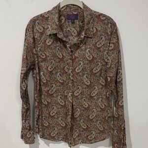 Liberty Colorful Paisley Button Down Shirt